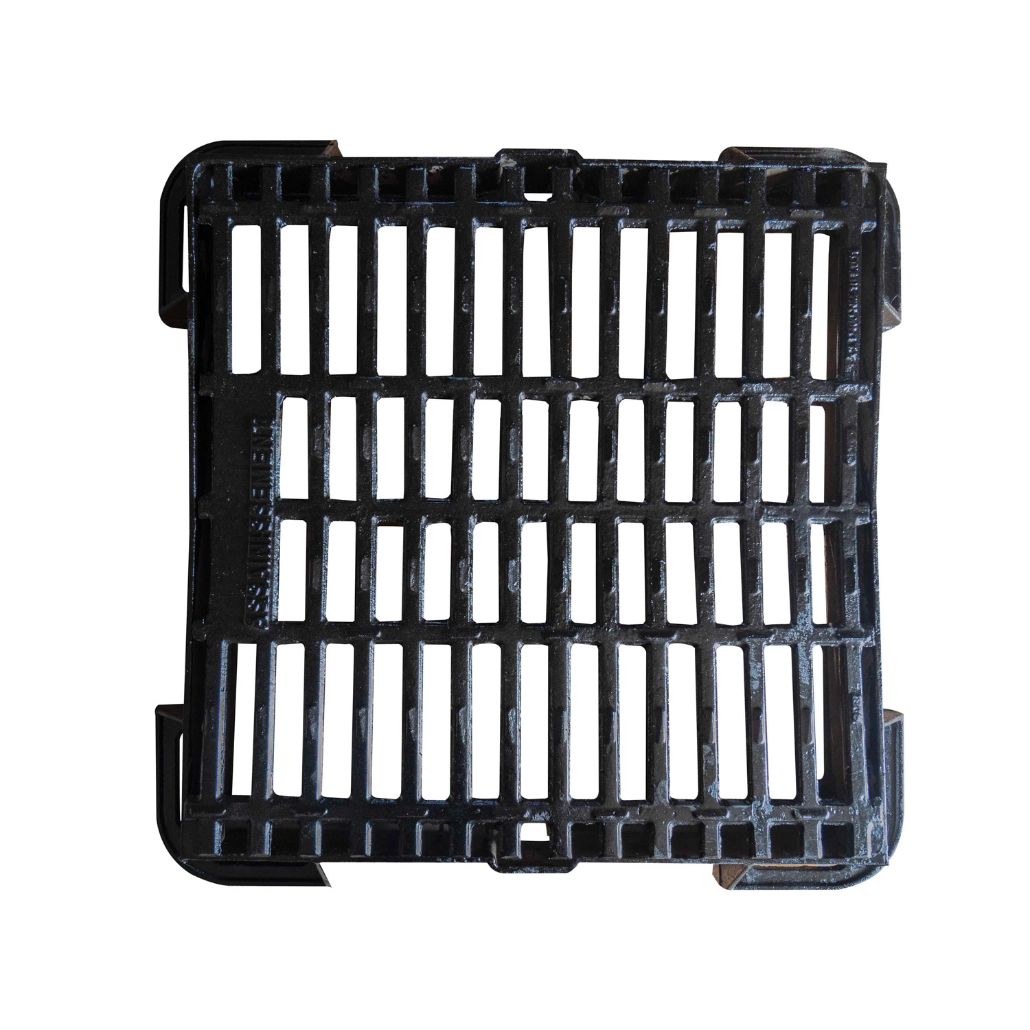 OEM Sand Die Casting Heavy Duty En124 Ductile Iron Square Gully Grate Manhole Grating