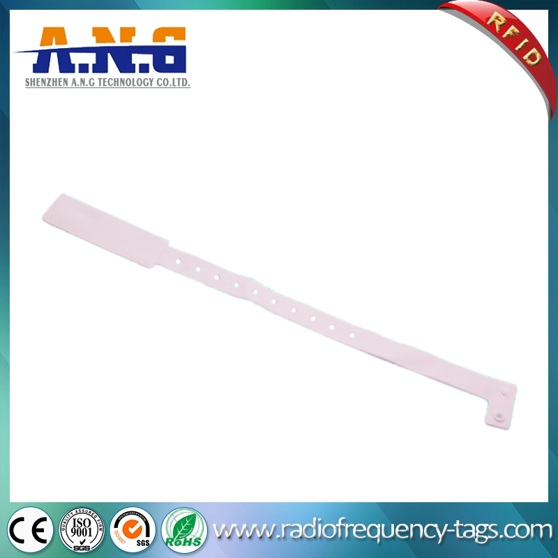 Soft PVC Hospital Patient Management RFID Vinyl Wristband