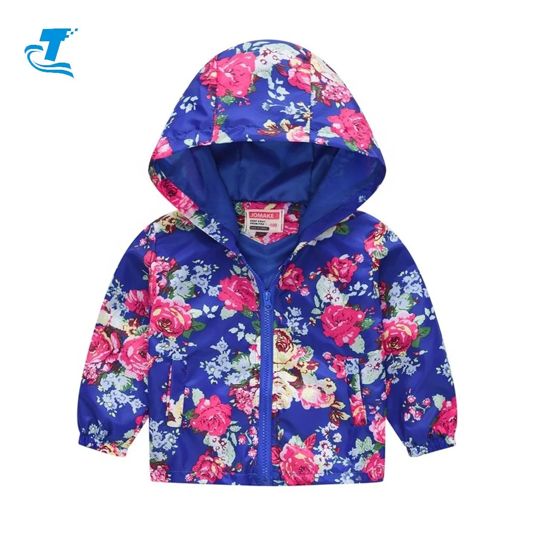 Custom Kids Clothes Boys Girls Jackets Children Hooded Windbreaker Infant Waterproof Hoodies Toddler Baby Coat for Kids