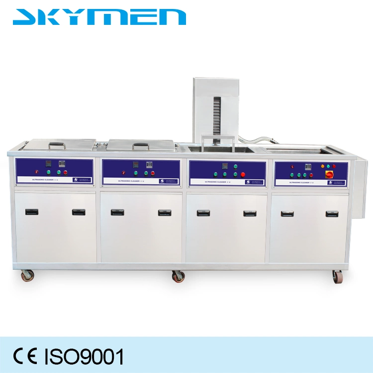 Four Tank Precision Components Part Ultrasonic Washer for Manufacturing