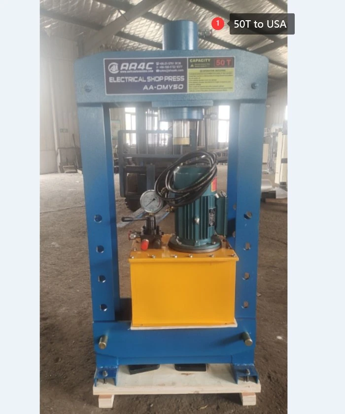 AA4c 50t100t 150t 200t 250t 300t Heavy Duty Gantry Electrical Hydraulic Shop Press H Frame Hydraulic Press