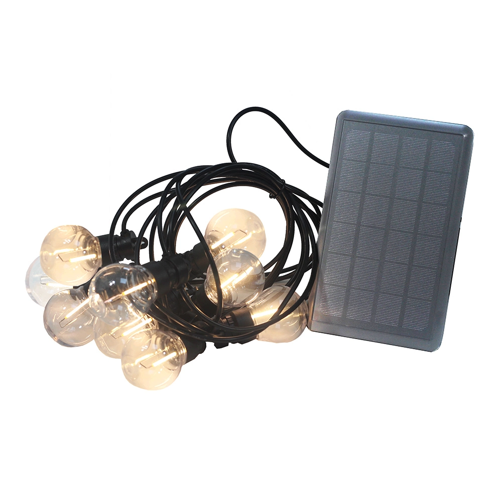 G50 bombillas LED solares Luz de cuerda para decoraciones navideñas