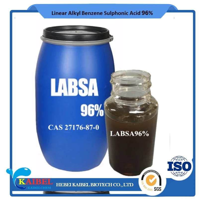 Planta de fabricación de LABSA LABSA detergente de las materias primas un 96% de ácido sulfónico CAS 27176-87-0.