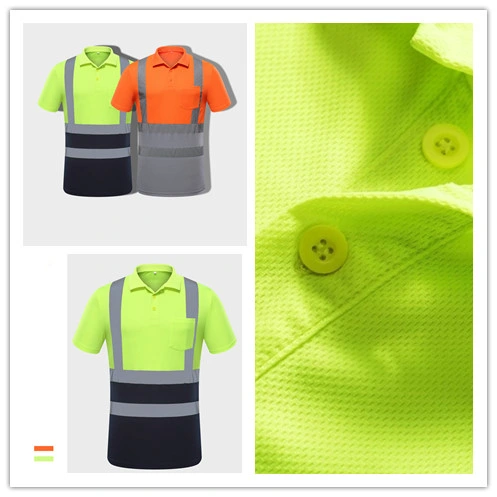 Wholesale/Supplier Safety Reflective Working T Shirt Workwear with Short Sleeve