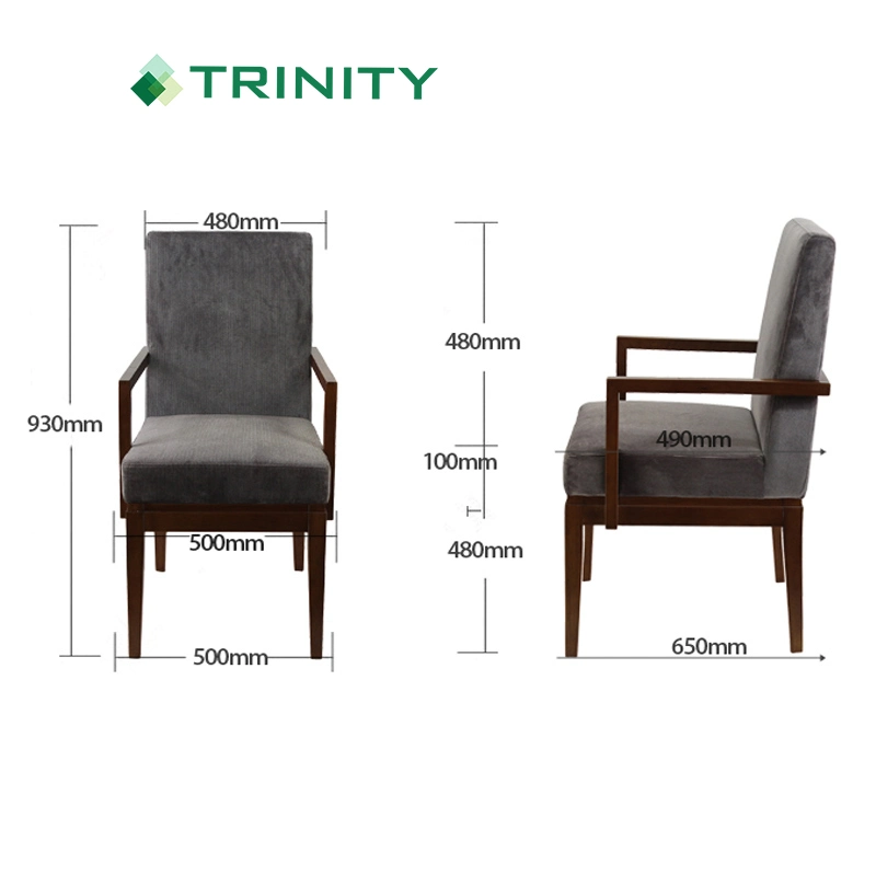 Modern Stainless Steel Leather Dining Restaurant Chair Furniture with High Standard