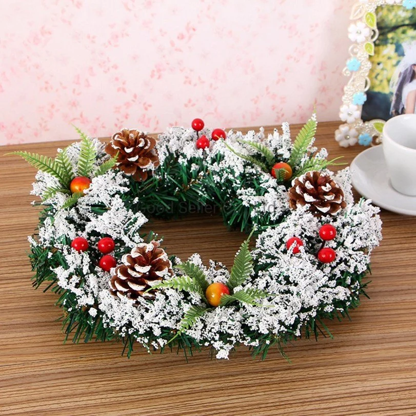 Pure Handmade Simulation Christmas Tree Decorations Ornament Christmas Wreath