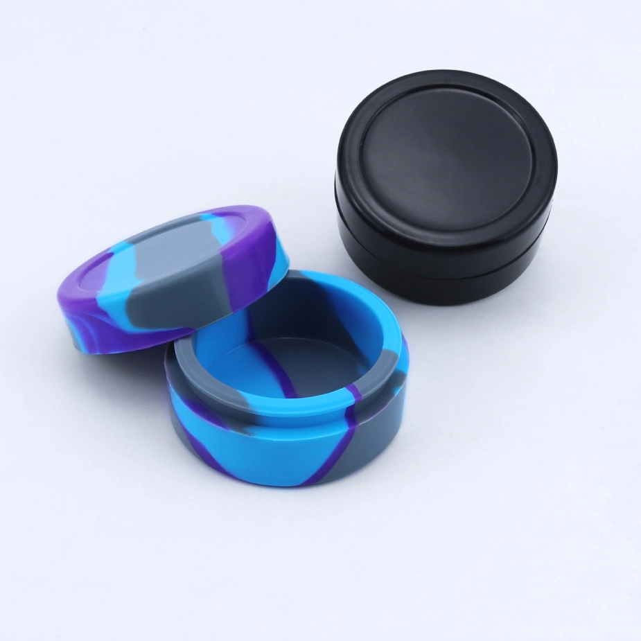 Custom Logo Silicone Concentrate Container Silicone Oil Storage Jars Smoking Accessories