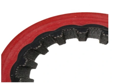 Rubber Belt L Type Red Rubber Coating Milling Machine Timing Belt for Packing Machine