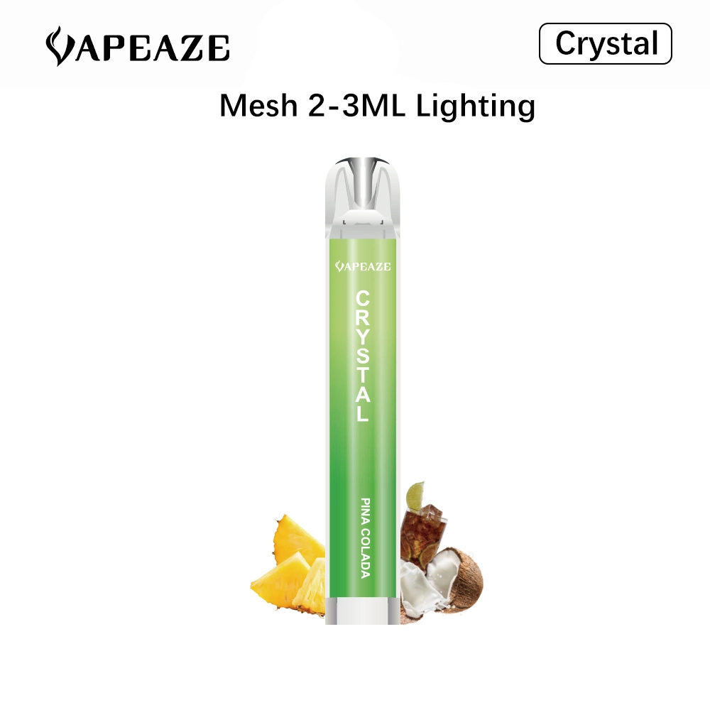 Colcha alta 2ml 600 Puffs 2% nicotina al por mayor I VAPE Cristal E Cigarette