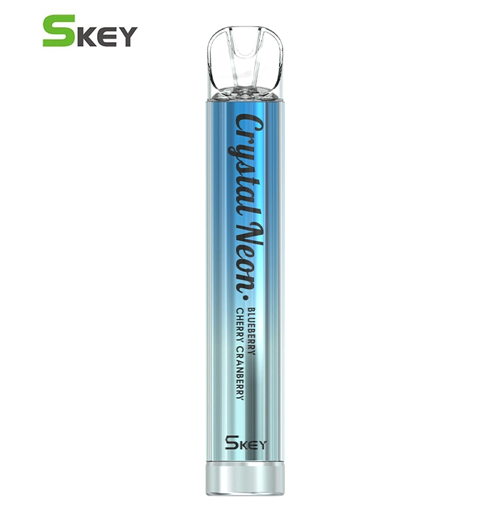 UK EU Crazy Selling Crystsal Vape Bar Skey Crystal Neon 600 Puffs Tpd Disposable Electric Cigarettes