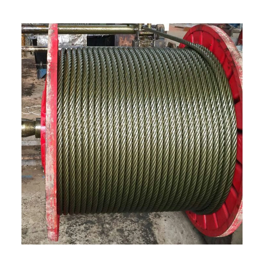 China Supplier Cheap Post Tension Steel Cable Steel Spring Wire Rope 32mm