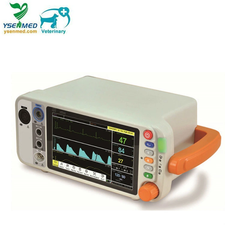 Yspm200V Medical Multi-Parameter Pet/Animal Veterinary Vet Patient Monitor