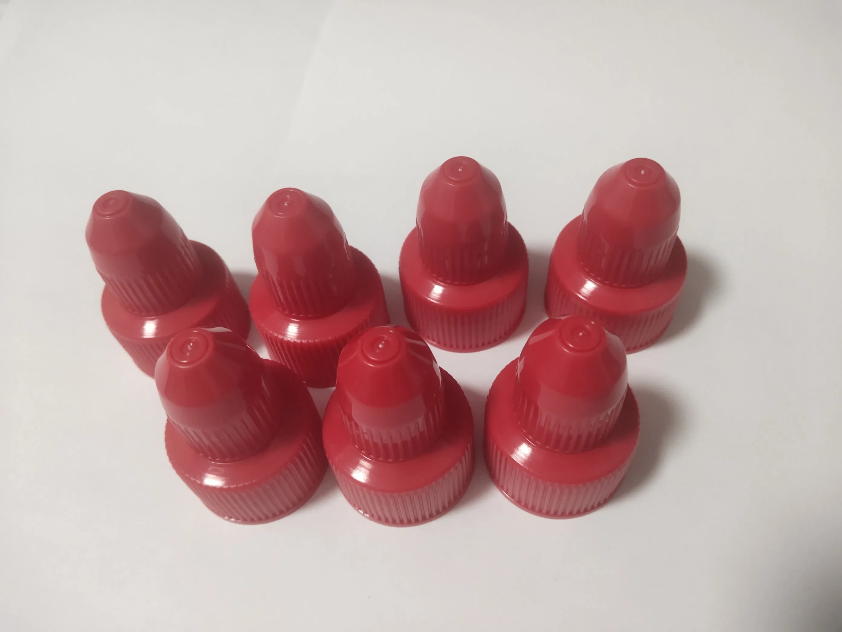 28mm Red Plastic Twist Cap for Kinds of Sauces