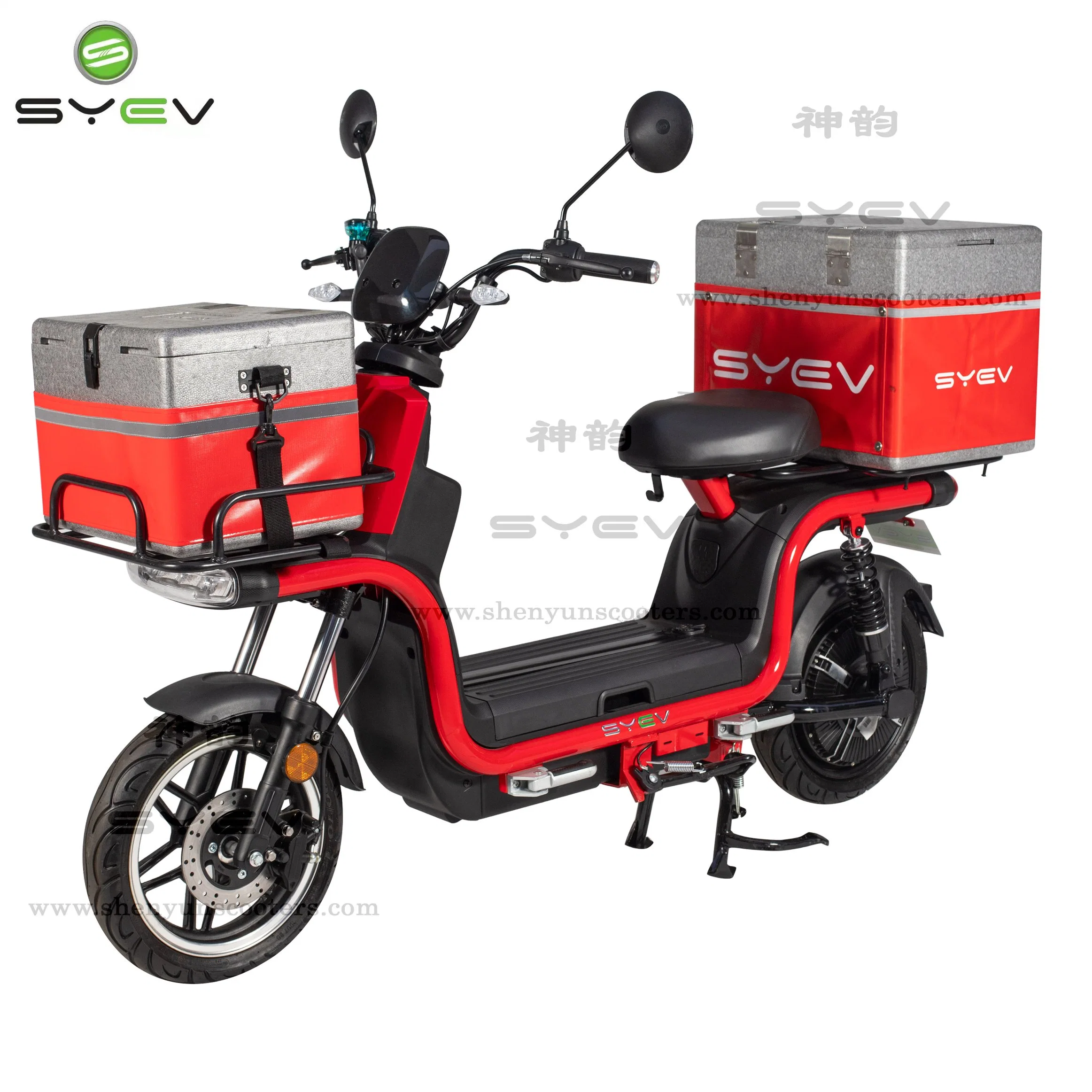 Cargo Takeaway Express Delivery Electric Scooter with Removable Lithium Battery