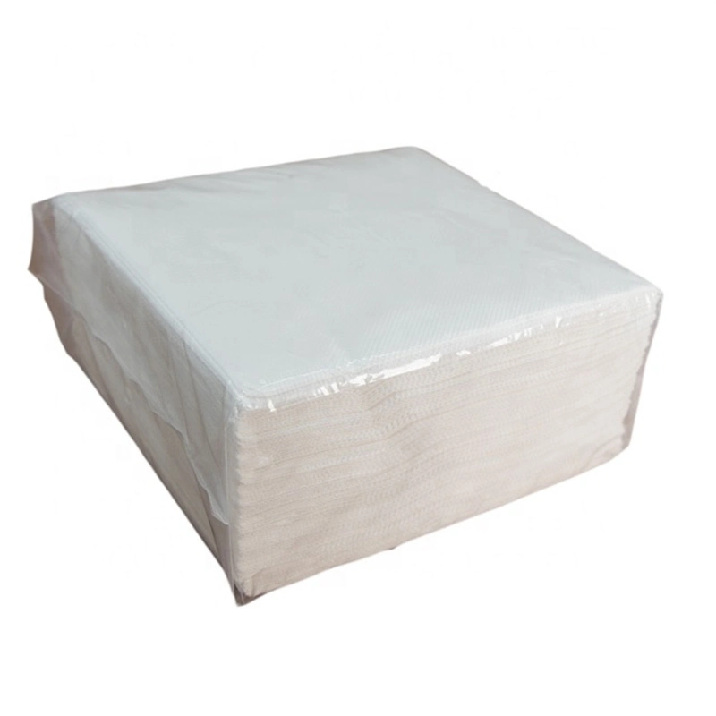 Wholesale/Supplier Custom Logo Printed White Party Dinner Wood Pulp Paper Napkin Tissue