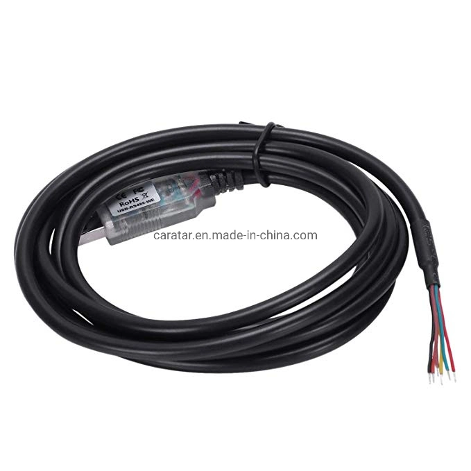 USB to RS485 Level Serial Uart Converter Cable Ftdi Chipset 6 Way Wire End Stripped Cable USB-RS485-We-1800-Bt