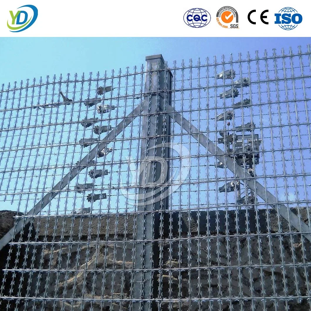Yeeda Prison Barbed Wire Fence China Suppliers 300mm 450mm 730mm Diameter Custom Ring Barbed Wire Used for Airport Security Fence