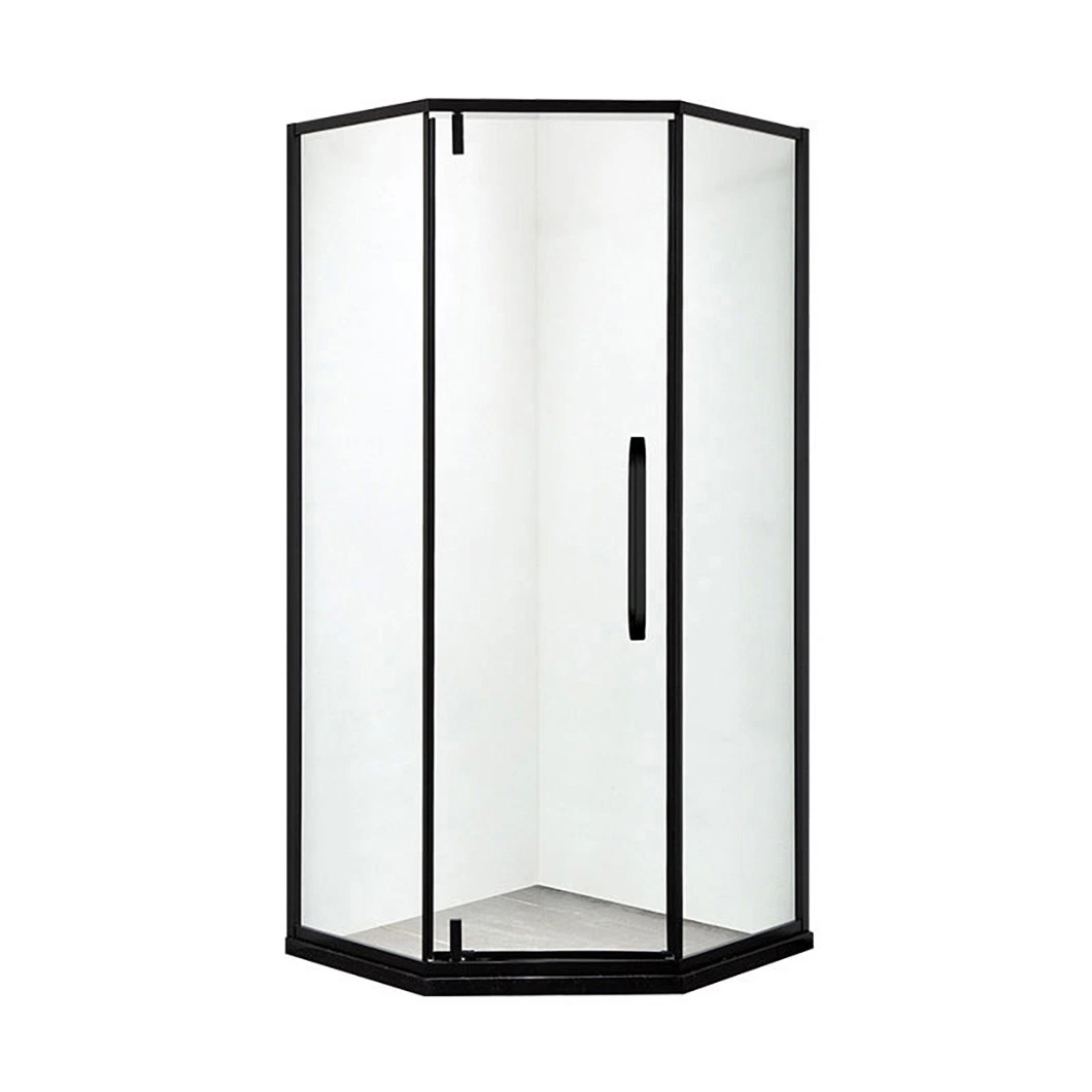 Qian Yan Luxury Outdoor Shower China Shower Room Luxury Bathroom Shower Easy Take Care Black Stainless Steel Bathroom Shower Enclosure