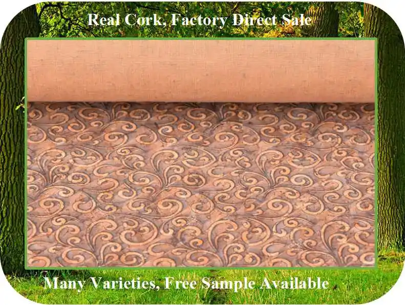 Wide Applications Digital Printed Natural Cork for Bags, Shoes, Decratives, Stationeries (HS-CE-001)