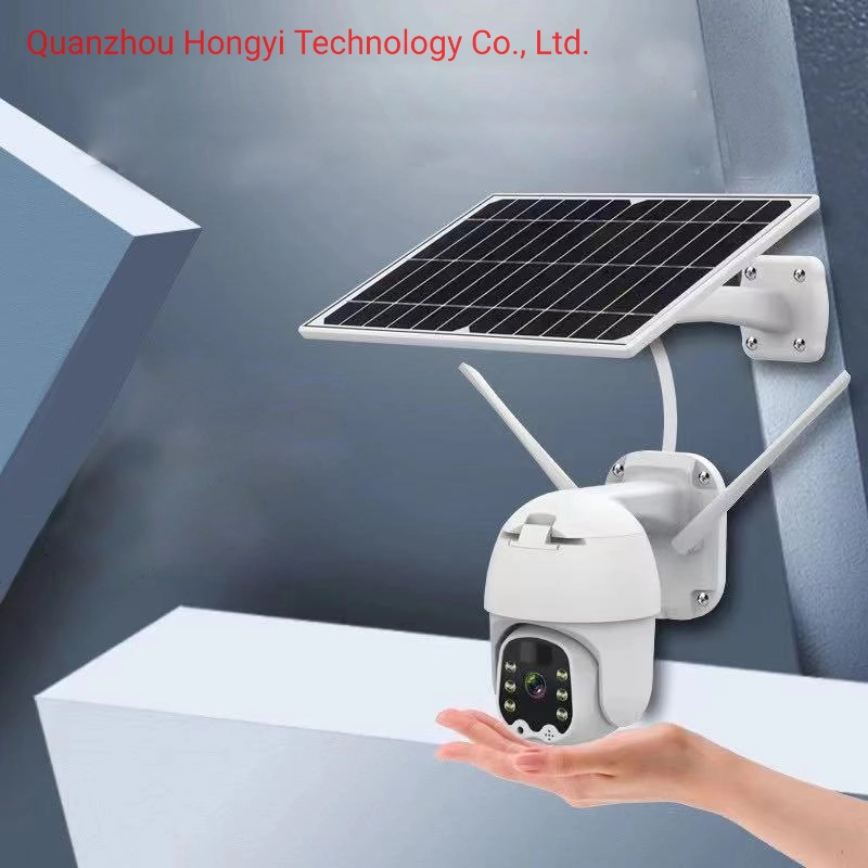 2MP Battery-Powered PTZ WiFi Camera Two-Way Audio Night Vision Solar CCTV Camera