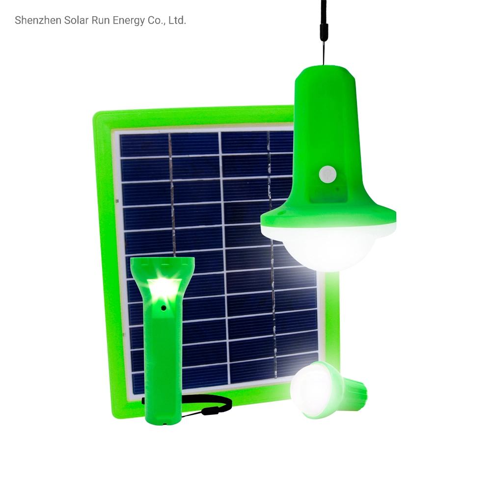 Portable LED Solar Power Energy System Lighting Kit for Indoor & Outdoor Camping Light