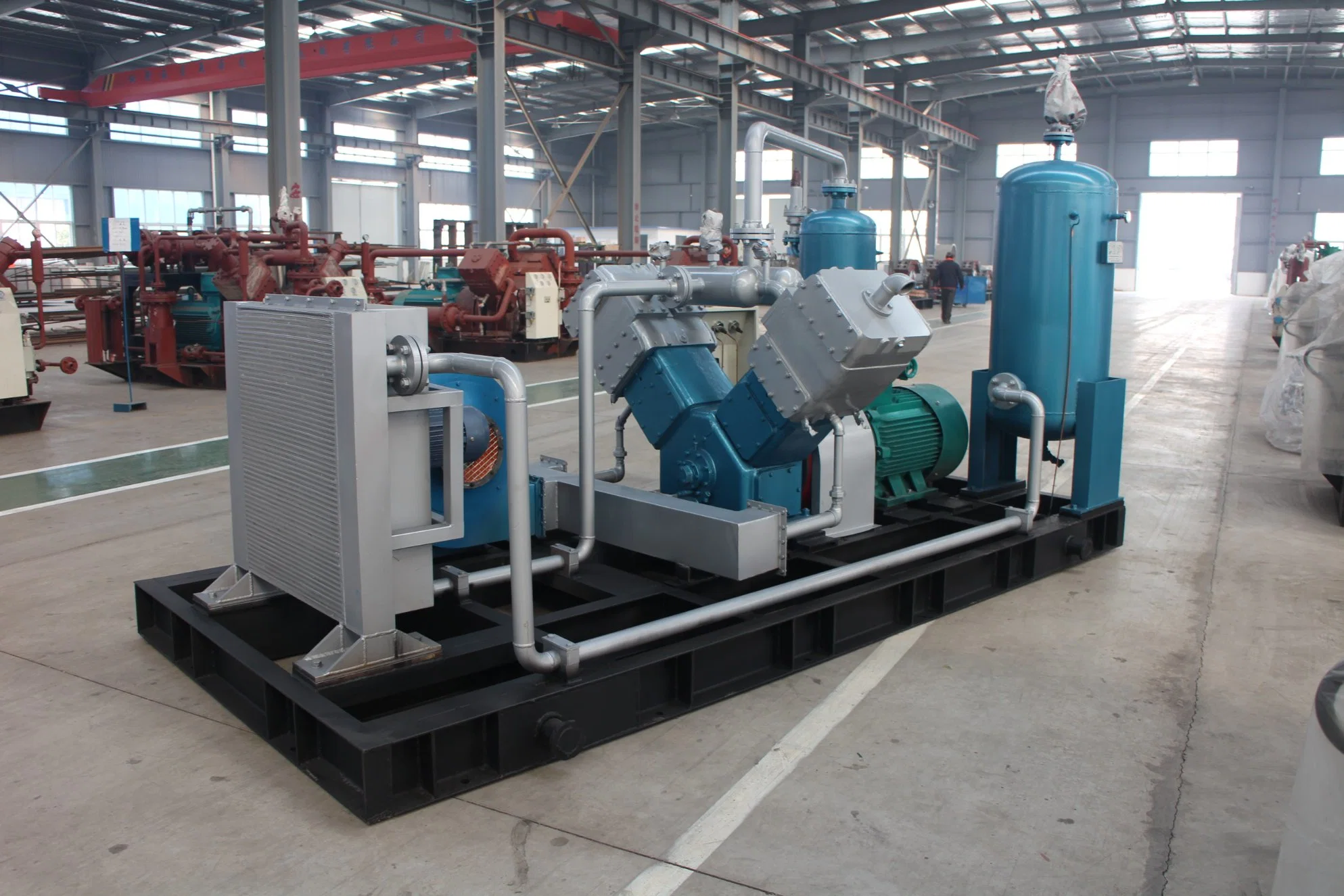 Vwf-2.4/6-10 Natural Gas Compressor Chinese Manufacturer of High-Efficiency Gas Turbochargers on Site Installation Guidance and on-Site Maintenance