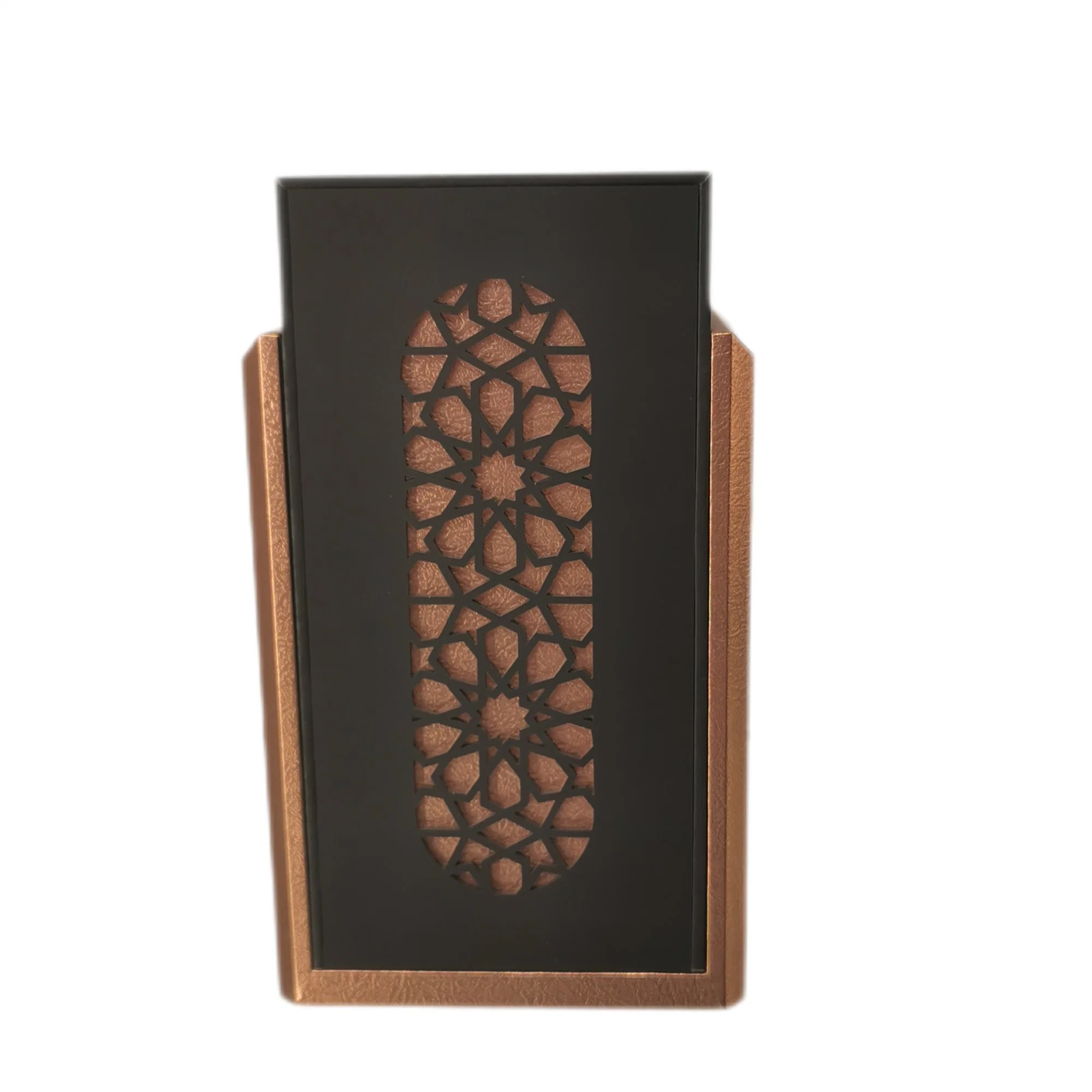 Hongyi High Quality MDF Popular Royal Perfume Customized Solid Wooden Box for Packaging China Box UAE Style