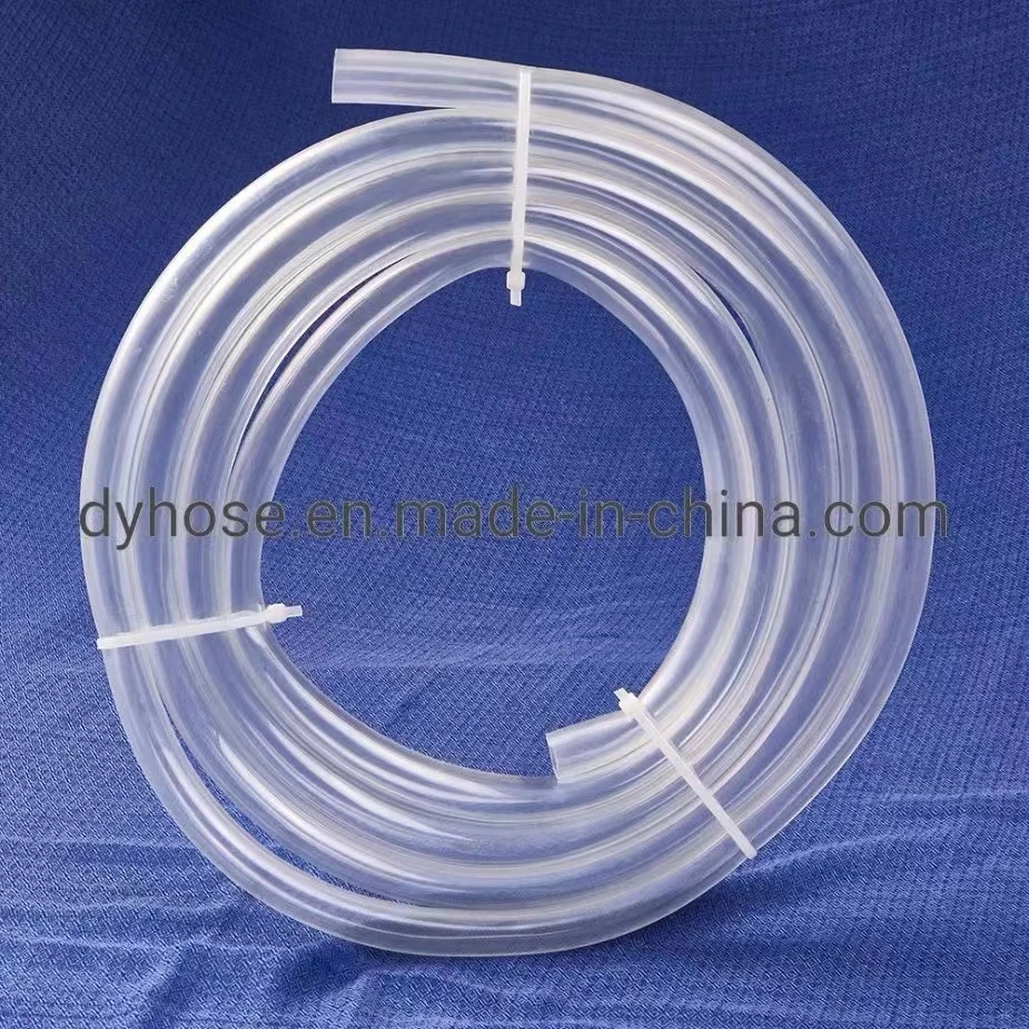 Tube renforcé de fibre plastique Non-Toxic, flexible en PVC tressé, PVC flexible transparent,