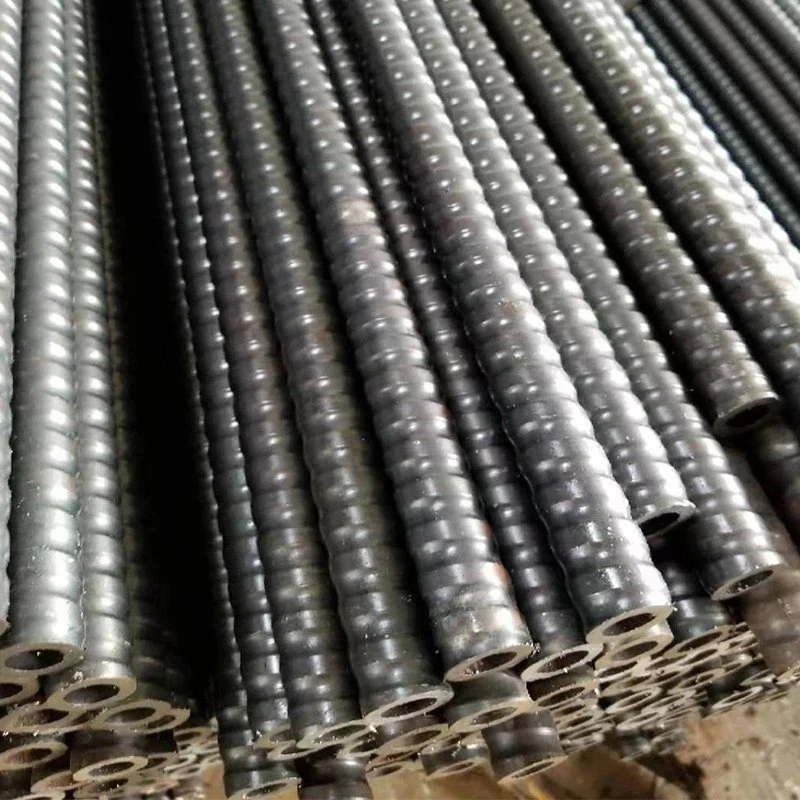 Ventas directas de fábrica de tornillos de la lechada de alta resistencia el perno de anclaje Self-Drilling Barra de anclaje de hueco de 1m 2m para la industria minera R32 R25 R38 R51 T76