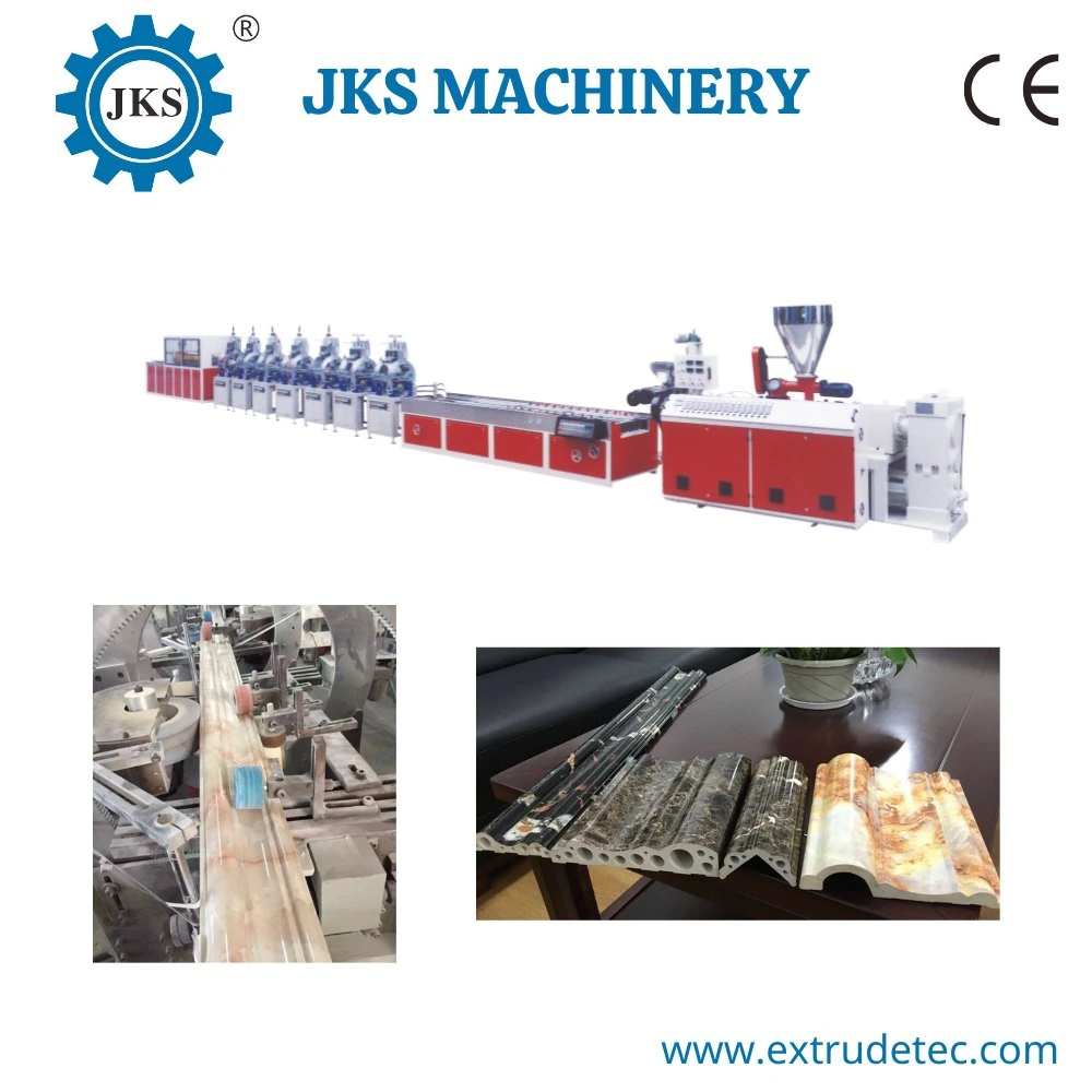 High quality/High cost performance PVC Marble Profile Plastic Extrusion Line