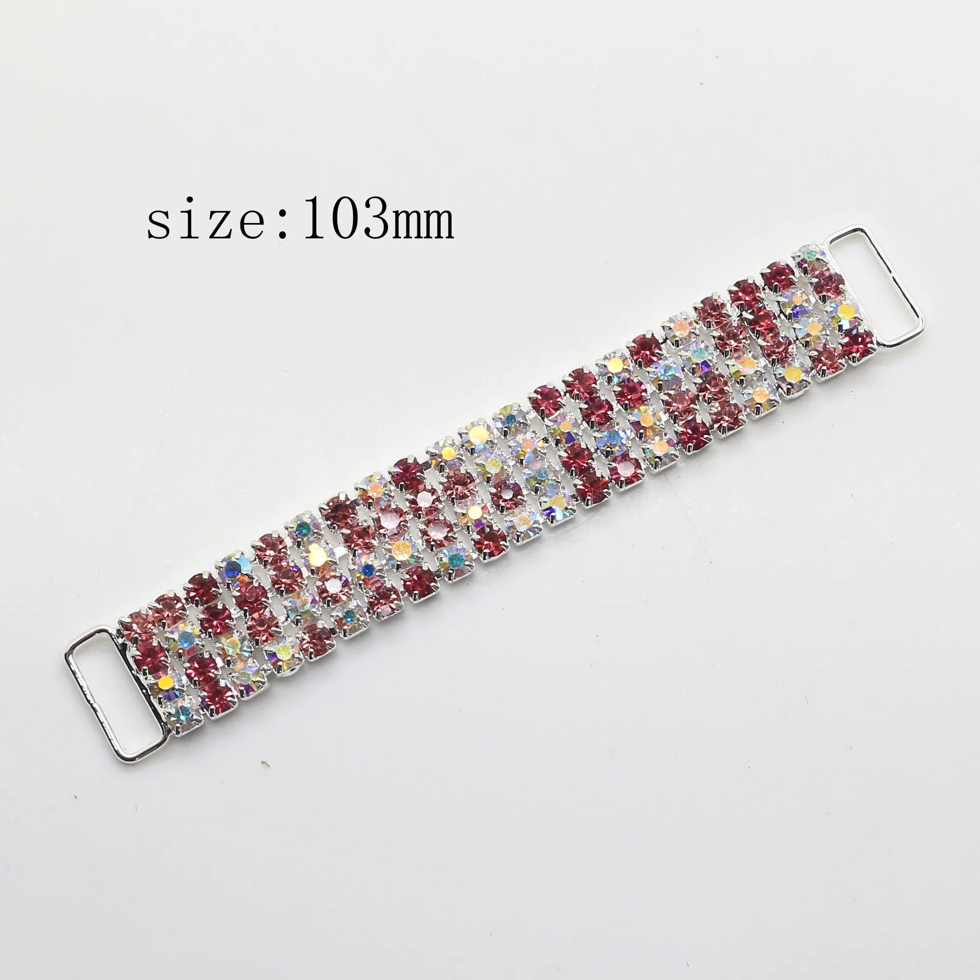 Colorful Diamond Silver Metal Bikini Connectors Chain