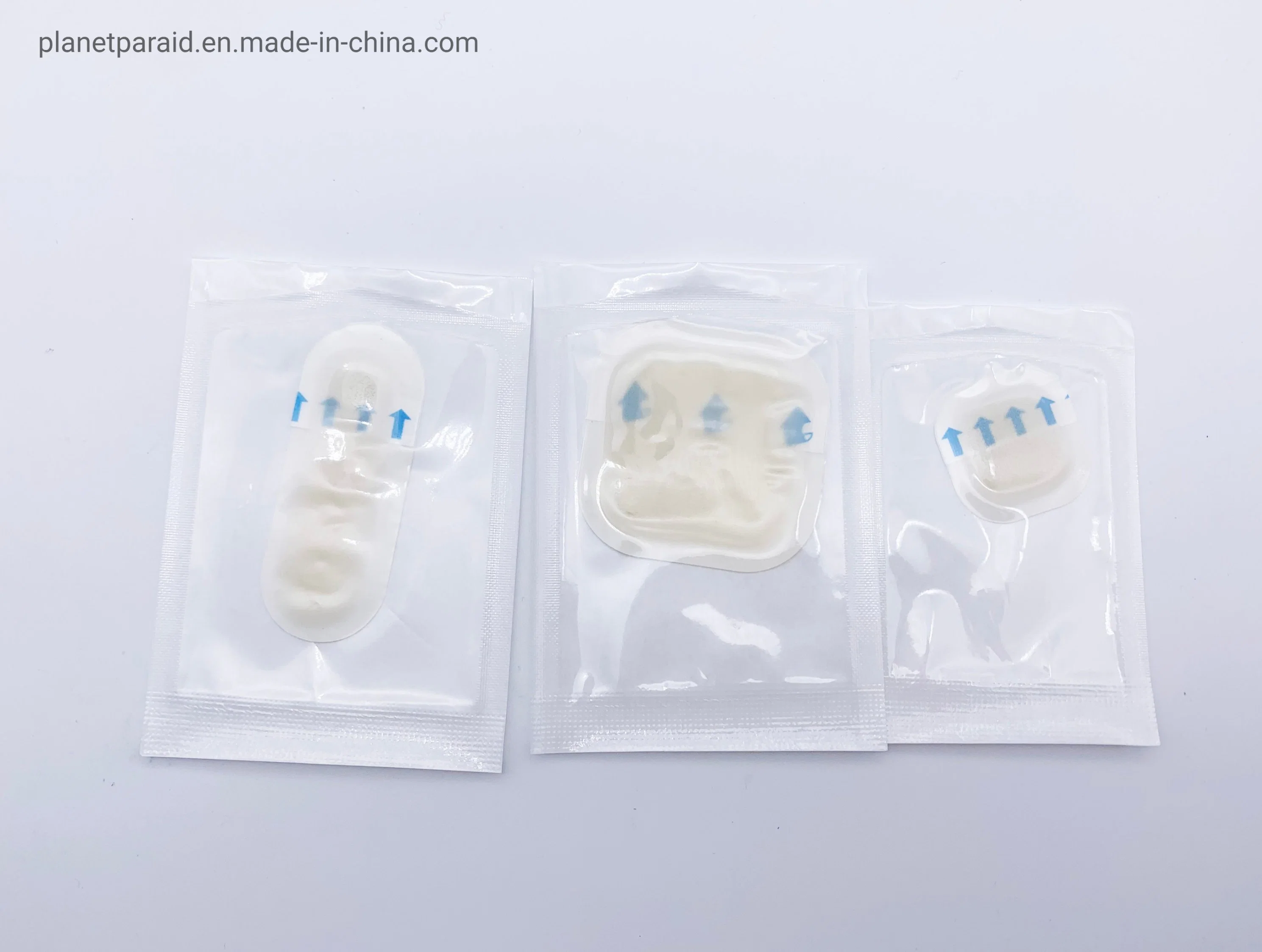 Hydro-Band Transparent Soft Gel Wundpflege Sterile Wasserfeste Bandage Sortiert für Fuß (PA-5404)