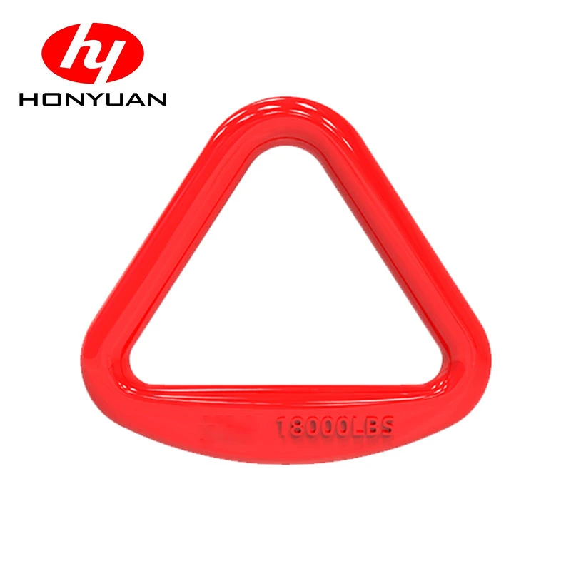 G80 Delta Ring for Rigging Hardware, Drop Forged Metal Triangle Ring for Lifting