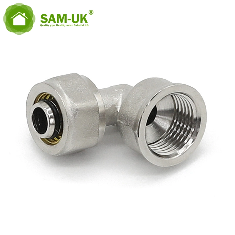 Brass Fitting DOT Air Fittings Flare to Hardline Pipe Tube Ring Garden Hose Couplings 15 mm Compression