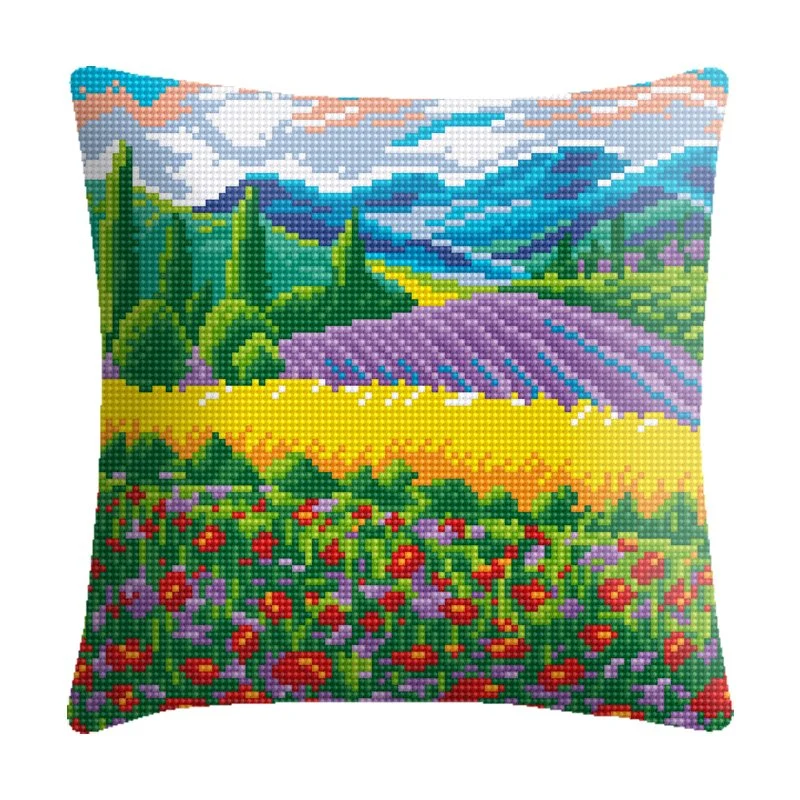 La parte superior de Artes Vancy Jardín Venta bordada a mano almohada funda de cojín