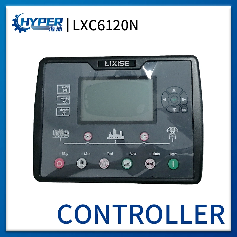 Diesel Generator Set Controller LCD Auto Start Controller Genset Parts Electronic Intelligentpanel Lxc6120n