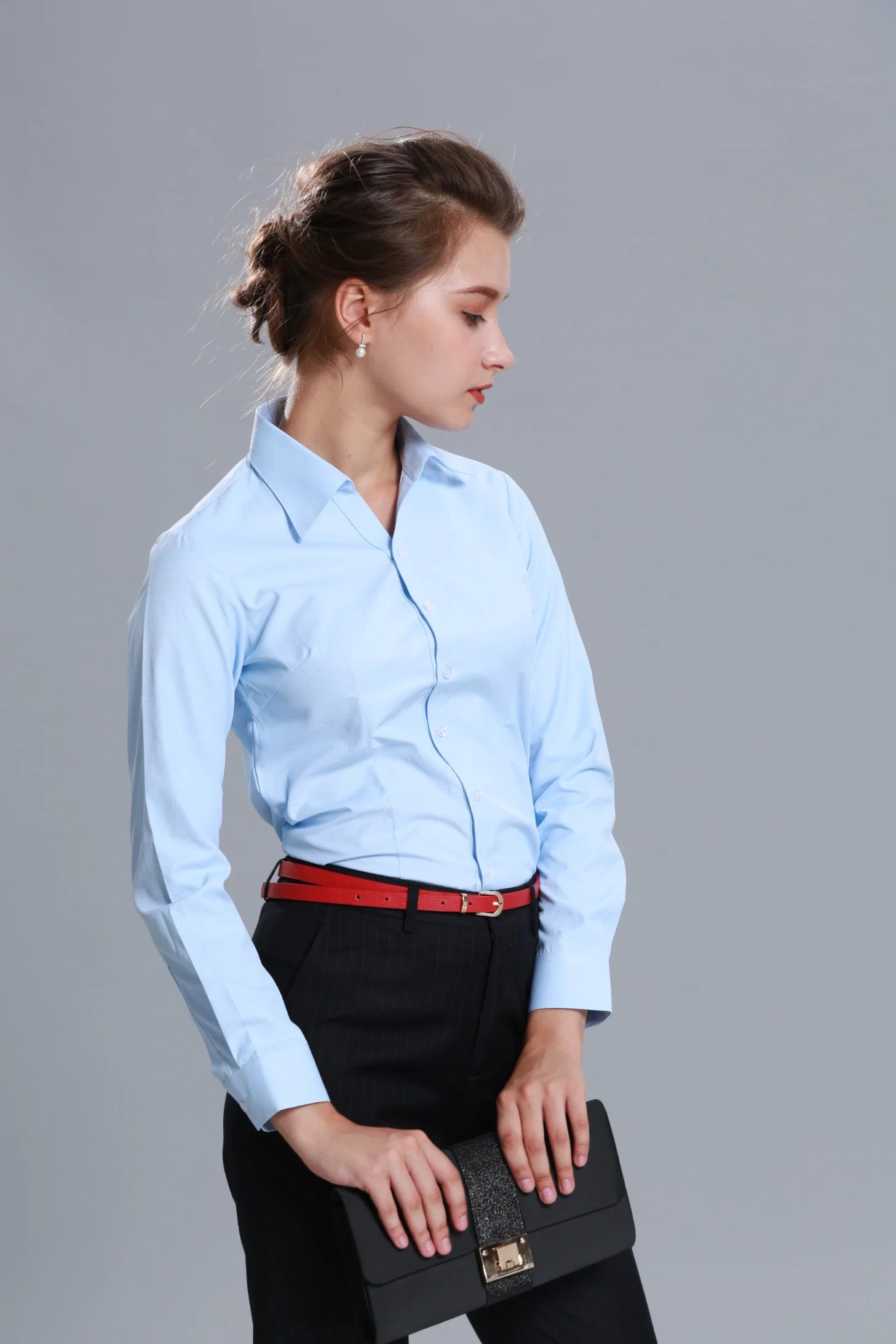 OEM Shirts, Blouse Overalls, Professional Clothes, Long-Sleeved Shirts Wholesale/Supplier Customization