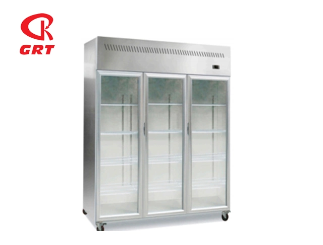 Upright Solid Door Kitchen Refrigerator Refrigeration Equipment (GRT-dB-1380FB)