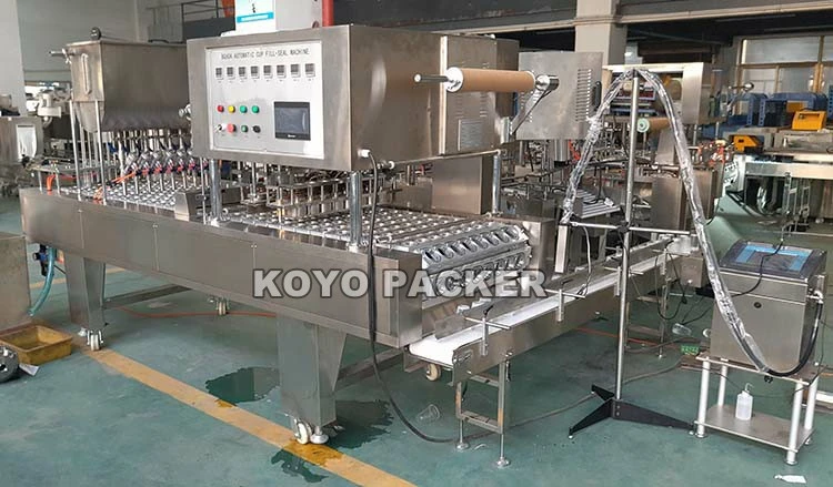 4 Lines Automatic Plastic Drinking Cup Water Filling Sealing Machine