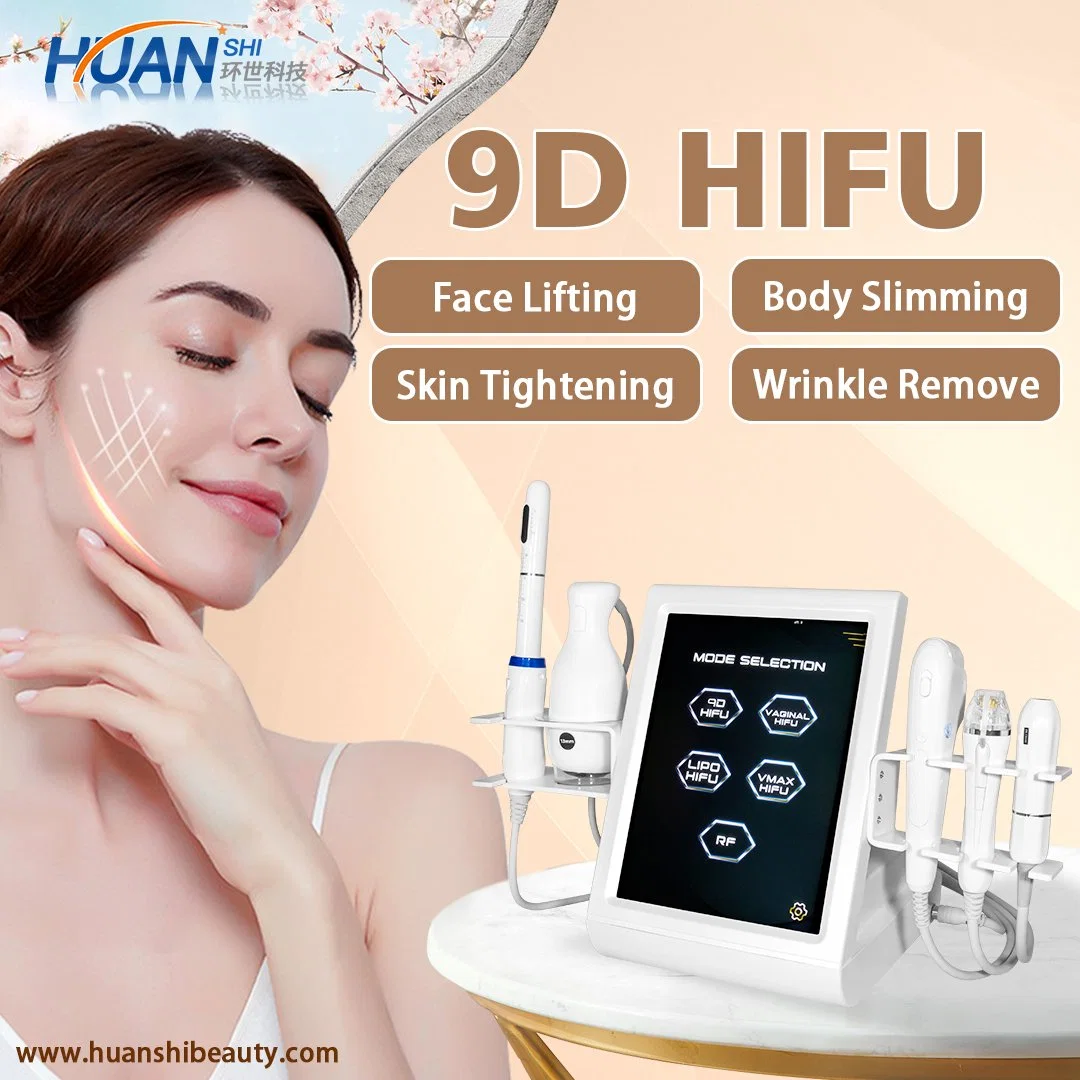 Portable 7D 9d HIFU Wrinkle Removal Gesichtsmaschine Haut straffen Beauty-Equipment Für Den Ästhetischen Salon