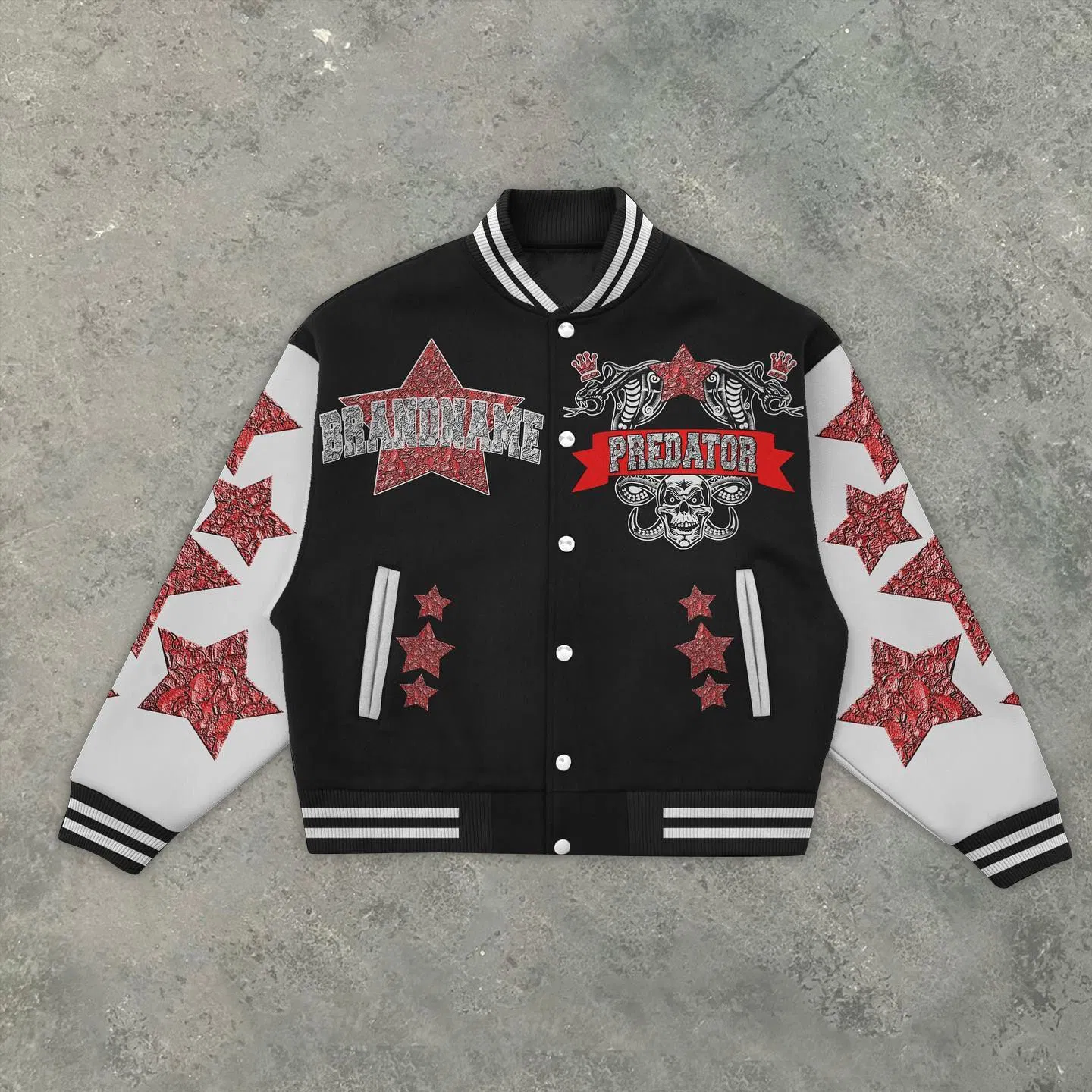 Custom Top Quality Letterman Jacket, Chenille Patches Embroidery Patches Letterman Jackets Man