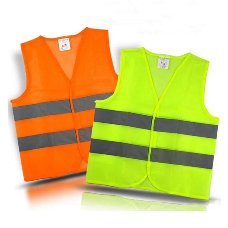 Construcción duradera Hola Viz Workwear rayas Advertencia Chaqueta reflectante para adultos