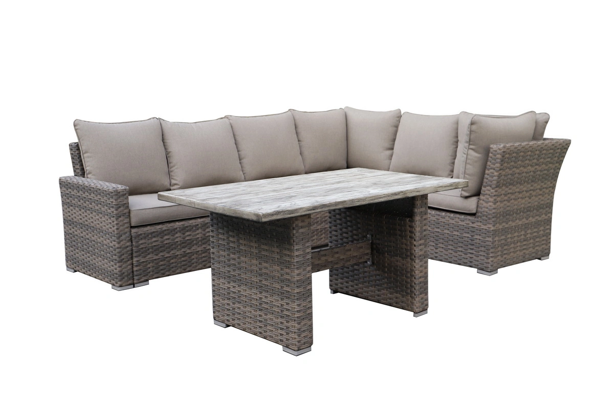 Classic Rattan Garden Furniture Patio Outdoor Dining Set Home Dining Sofa Set