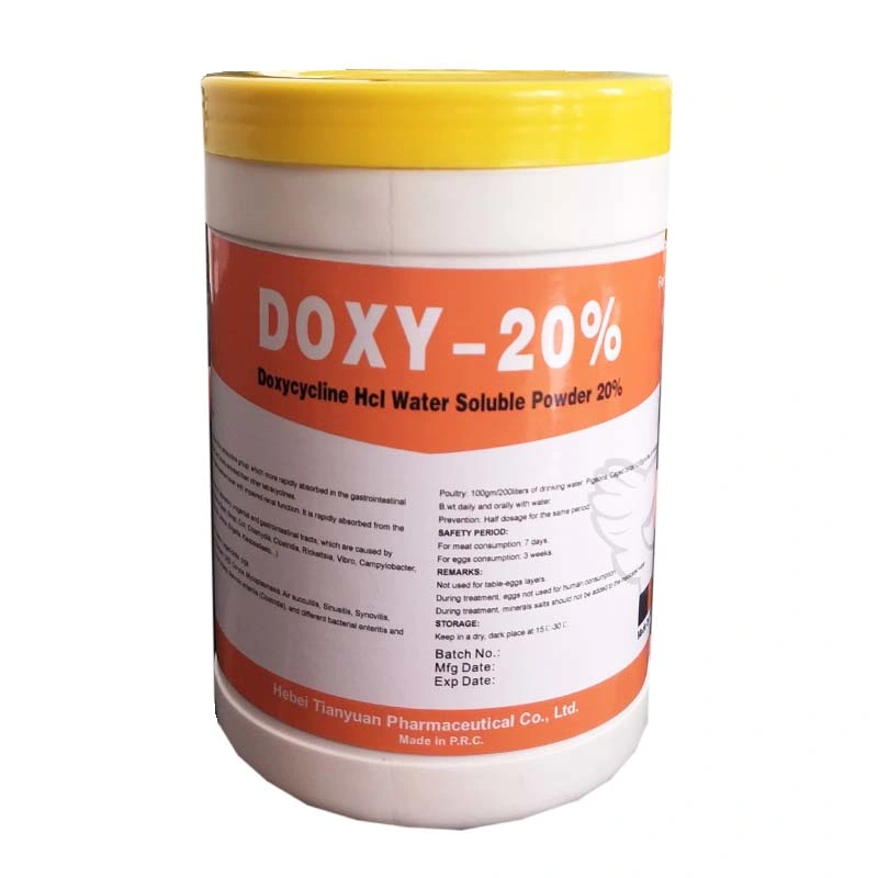 Oxytetracycline Водорастворимые порошок 20%