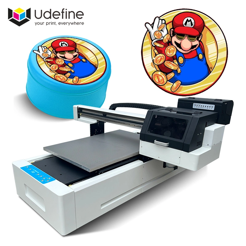 Udefine impressora UV industrial vidro 3D digital cerâmica Azulejo acrílico Impressora a jato de tinta para impressoras a jato de tinta Wood Metal Printing Machine 6090