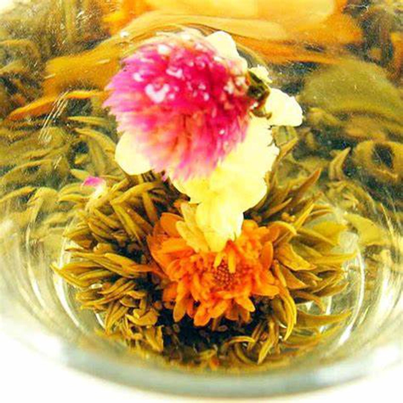 Health Chinese bolas de chá orgânico Flower Blooming Tea 100% Pure Venda direta natural