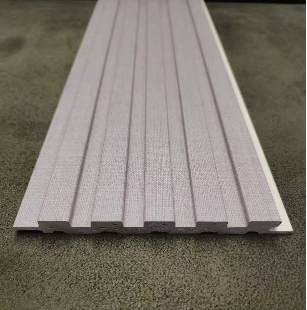 Insoul Hollow Design Indoor Interior Laminated Slat Fluted WPC Wall Panel