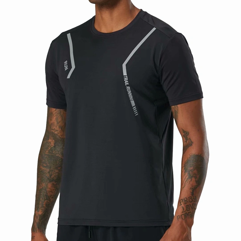 Short Sleeve T-Shirt Men's Quick-Drying Sports Shirt Running Fitness Suit