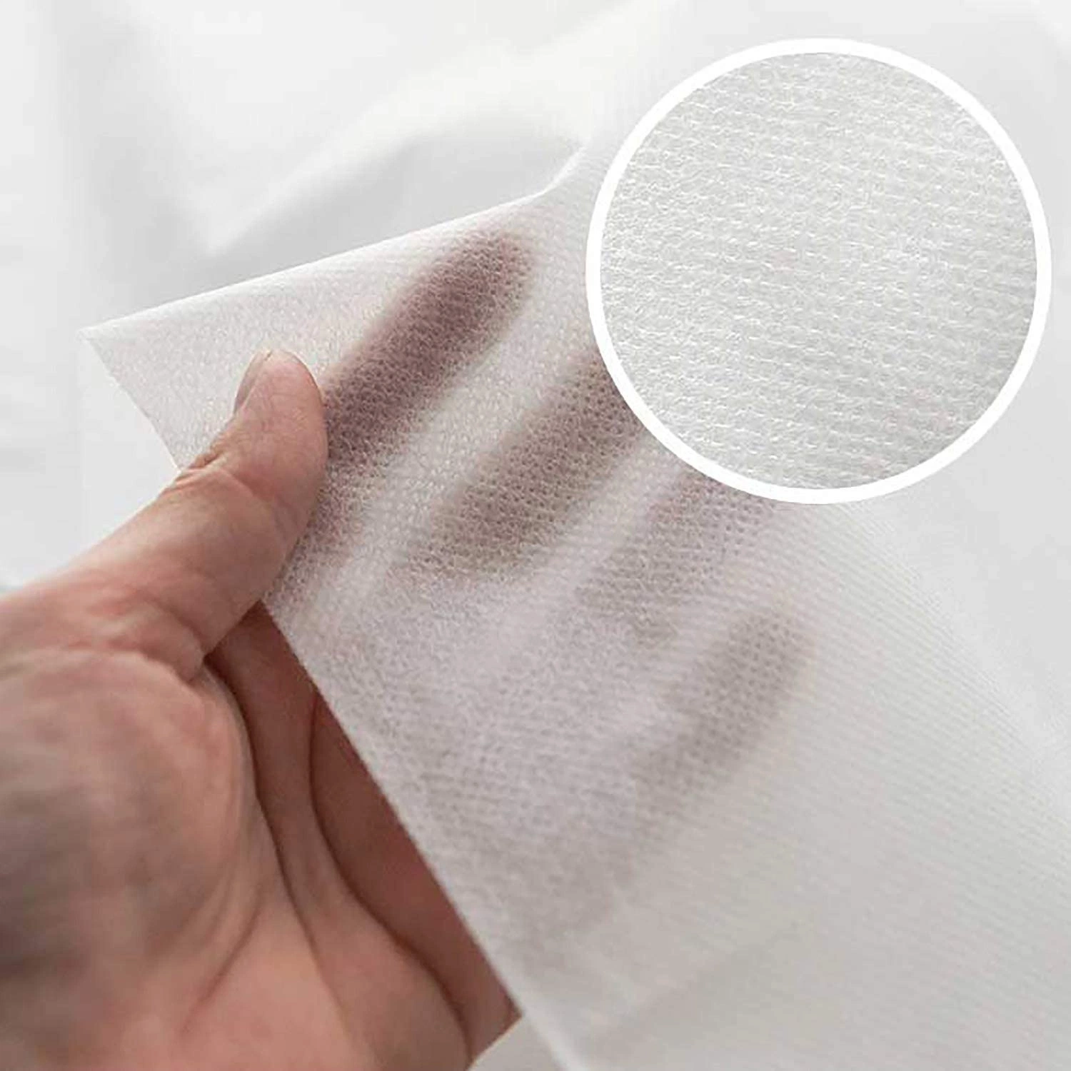 Imperméable de matières premières non tissés jetables PP utilisés sur l'hôpital drap de lit capot table de massage