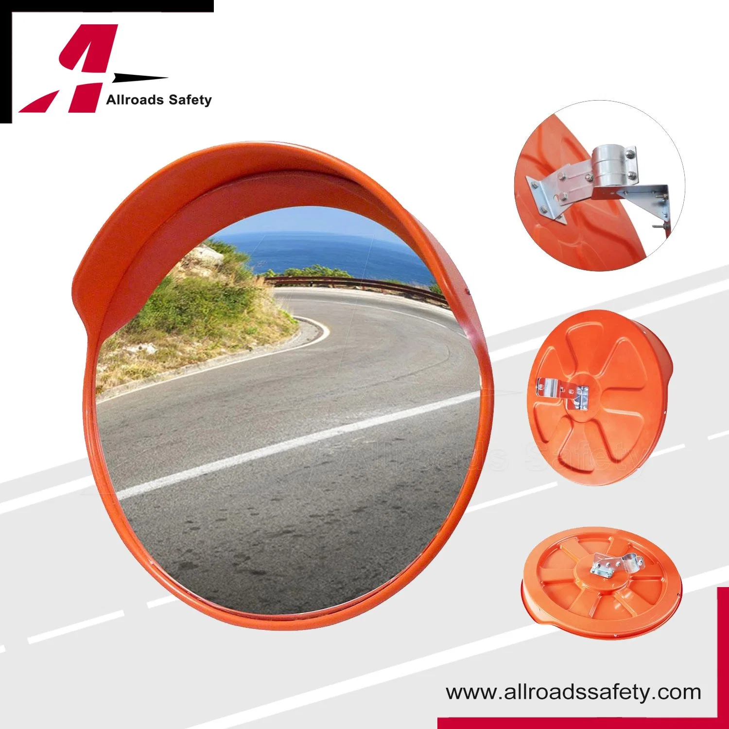 120cm High Visibility Parking Lots Driveway Security Convex Mirror